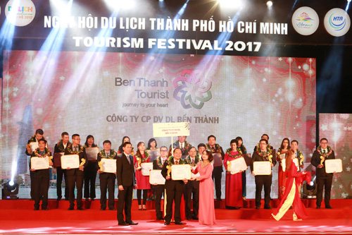 BenThanh Tourist nhận giải thưởng “Top ten doanh nghiệp lữ hành hàng đầu TP. Hồ Chí Minh”